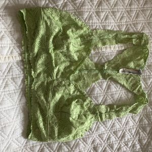 Free people green bralette